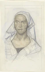 Portret kobiety w chuście