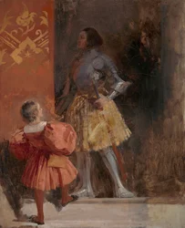 Rycerz i paź (z „Götza von Berlichingen” Johanna Wolfganga von Goethego)
