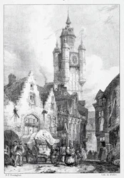 Bergues: Wieża Targowa, 1824.