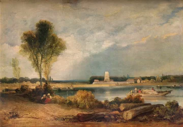 Krajobraz w Normandii, XIX wiek 1934