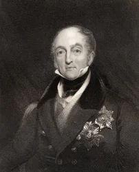 Sir Gore Ouseley, 1st Baronet, ryt. H. Cook, z „Narodowej Galerii Portretów, tom IV”, wydana ok. 1835 (lito)