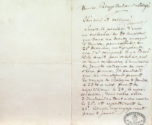 Odręczny list Richarda Wagnera do Luigiego Mancinellego, 10 grudnia