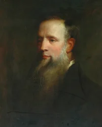 Nieżyjący już Francis Waller (olej na płótnie)