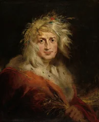 David Garrick jako Król Lear, c. 1815.