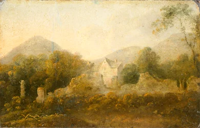 „Krajobraz z chałupą”, 1733-1782