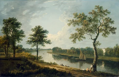 Tamiza w pobliżu Marble Hill ok. 1762 r. (olej na płótnie)