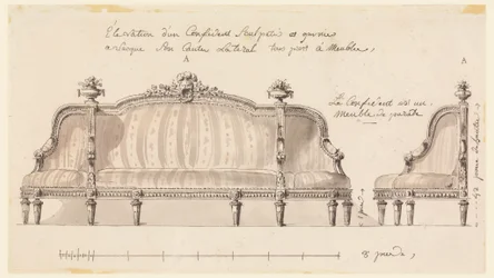 Rysunek, projekt konfidenta, ok. 1780 r.