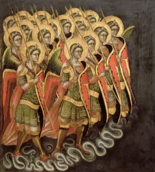 Niebiańskie zastępy, ok. 1348-54