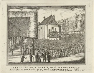 Egzekucja Cornelisa van den Burgha, 1789 Egzekucja 