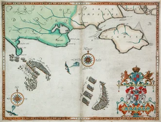 Floty angielska i hiszpańska między Portland Bill a wyspą Wight w dniach 2-3 sierpnia 1588 r.
