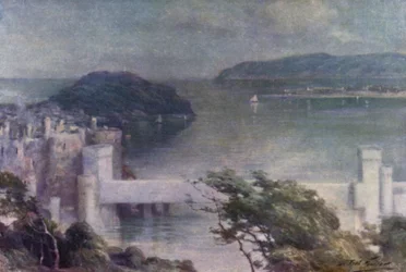 Conway z Benarth, wczesny poranek (kolor lito)