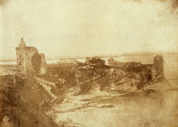 Zdjęcie zamku St. Andrews w Fife, Szkocja. Z Muzeum J. Paula Getty