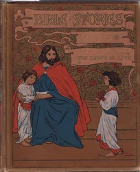 Ilustracja z „Opowieści biblijnych” Ernesta Nistera, ok. 1910 (kolor lito)