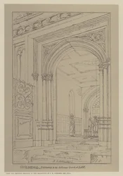 Wejście do różnych sądów, Guildhall, City of London