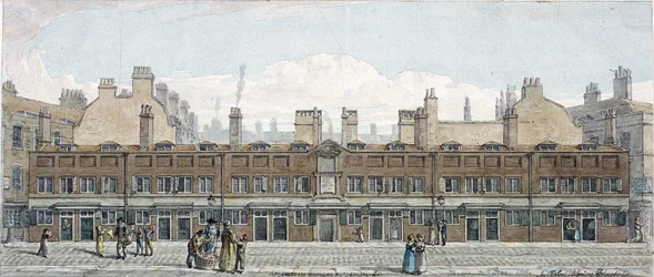 Monkwell Street, Londyn, 1818