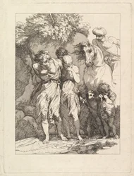 Rodzina w niewoli, ca. 1783.