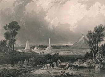 Równiny Waterloo, połowa XIX wieku.