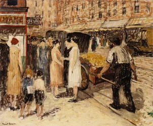 Lower East Side, c.1930 (olej na płótnie)