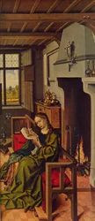 Skrzydło ołtarzowe Santa Barbara, 1438, c1934