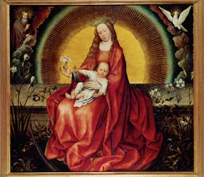 Madonna z Dzieciątkiem, początek XV w. (obraz na drewnie)
