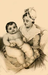 Thomas Hills Everett, Jedenaście miesięcy w wieku, 1822.
