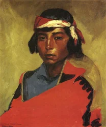 Chłopiec z pueblo Tesuque, 1916