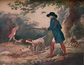 Strzelanie do bażantów, 1790, 1917