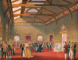 Marshalling procesja panny młodej, 1863.