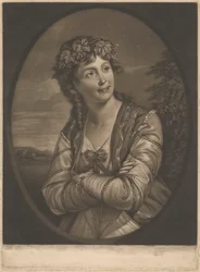 Panna Ann Catley w postaci Euphrosyne