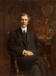 William Haworth, siedzący