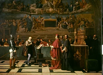 Galileusz przed Świętym Oficjum w 1632 roku, XIX wiek (olej na płótnie)