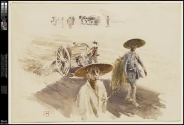Wózek z wodą, 1890