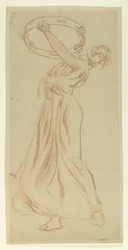 Study for Girl with Tambourine, „Vintage Festival”, Mendelssohn Glee Club, Nowy Jork