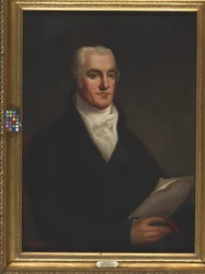 Portret Joela Barlowa (olej na płótnie)