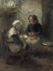 łuskanie grochu