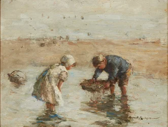 Młodzi Rybacy (olej na pokładzie)