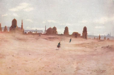 Zakurzony dzień w grobowcach kalifów, c1880, 1904
