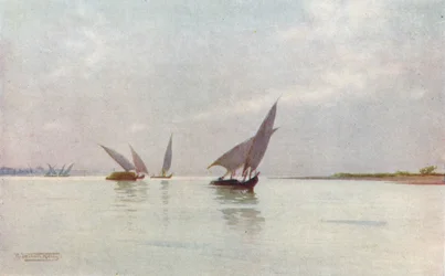 Srebrzysty dzień nad Nilem, ok. 1880, 1904 r.