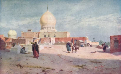 Grób Szejków w Damietcie, ok. 1880, 1904 r.