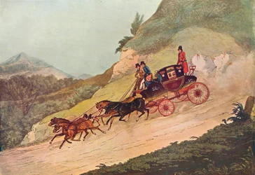 Królewski Wóz Pocztowy, XIX w., 1907