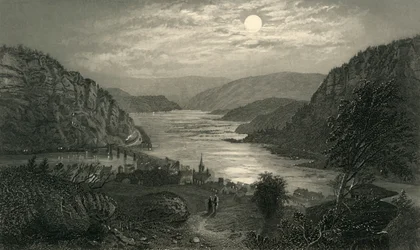 „Prom Harpera przy świetle księżyca”, 1872.