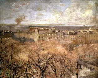 Heriot Row, Edynburg (olej na płótnie)