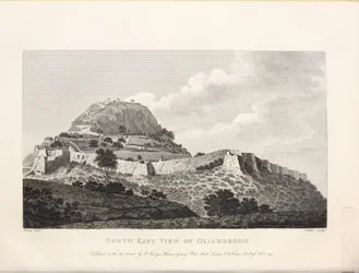 Ilustracja zaczerpnięta z książki Select views in Mysore, the country of Tippoo Sultan by Home, Robert i opublikowana przez wydawnictwo Mr. Bowyer (GB, 1794)