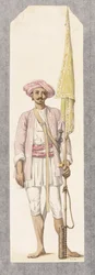 Rocket Man of Tipoo Sultan (1750-99), ok. 1793-4 (wc na papierze)