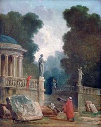 „Żebrak i papuga”, c1750-1808