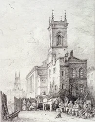 Wiadukt Holborn, Londyn, c1865
