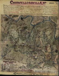 Bitwa pod Chancellorsville, Wirginia, 2 i 3 maja 1863 r. LOC gvhs01.vhs00299