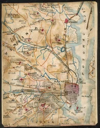 Mapa Alexandrii, Wirginia LOC gvhs01.vhs00032