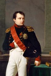 Detal portretu Napoleona Bonapartego, 1812
