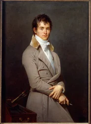 Portret malarza Pierre Narcisse (Pierre-Narcisse) Guerin (1774-1833) Obraz Roberta Lefevre (1755-1830) XIX wiek Słońce: 1,09x0,8m - Orleans musee des beaux arts